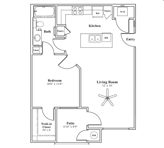Unit 2065 2123 floor plan